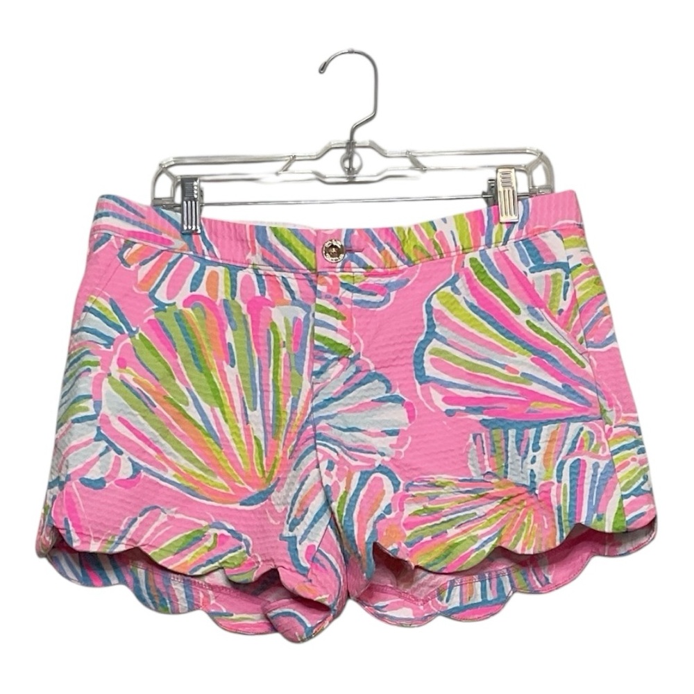 Women’s Lilly Pulitzer seashells buttercup shorts, size 10